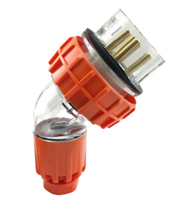 Picture of Plug 4 pin 20A 500V angled